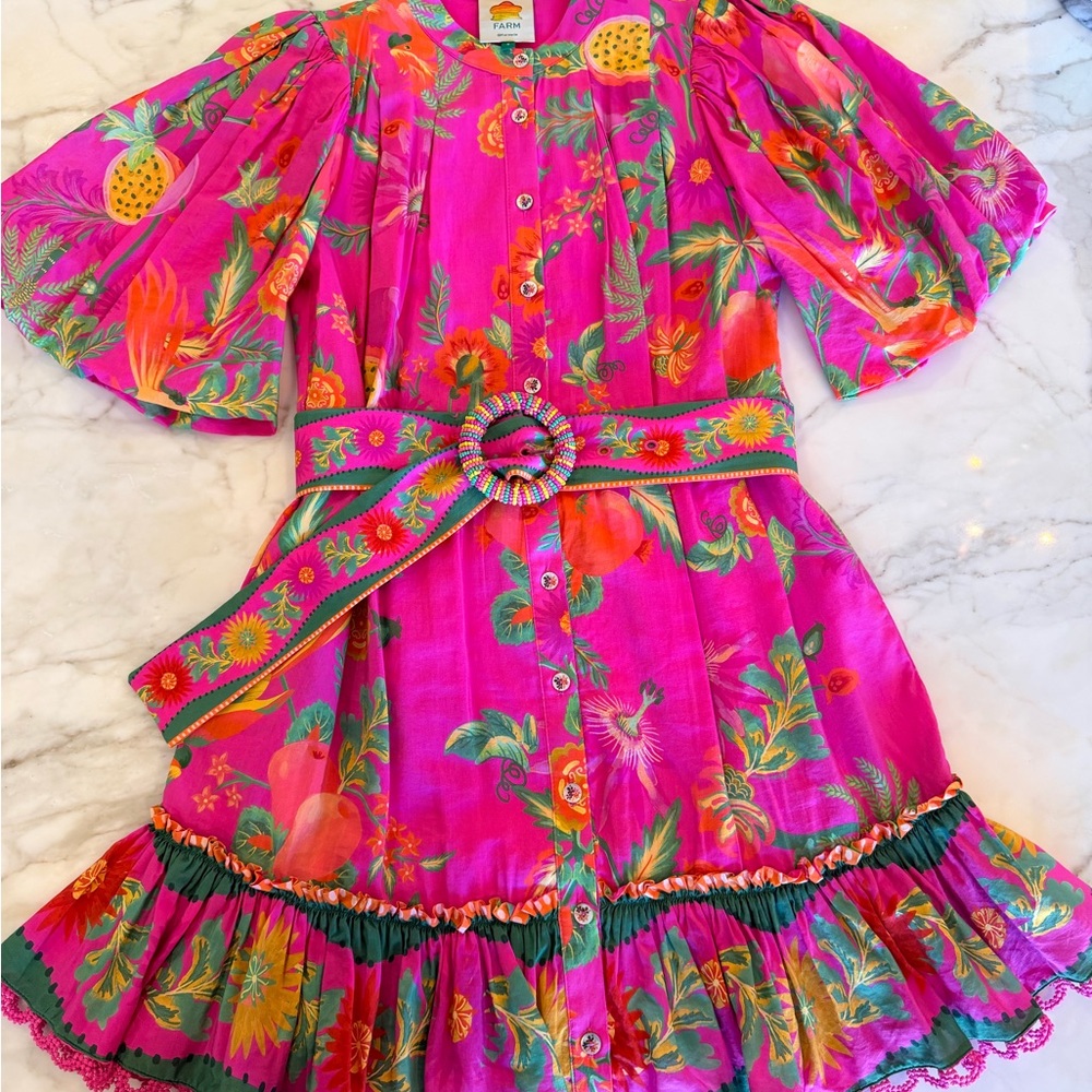 FARM Rio Delicate Fruit Dress